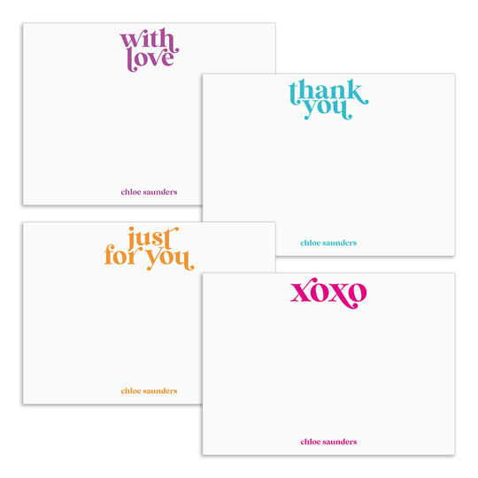 Yours Truly Flat Note Card Collection